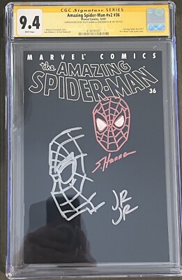 AMAZING SPIDER-MAN #36 DYNAMIC FORCES COA SIGNED & REMARKED HANNA 9/11 ...
