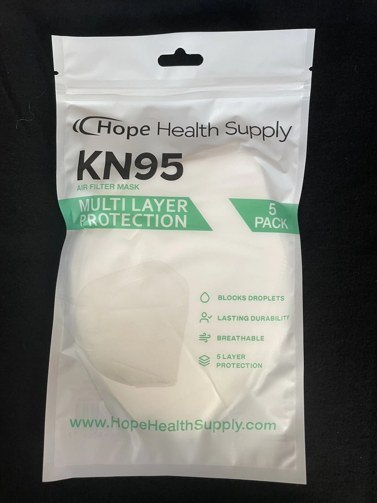 HopeHealth KN95 MultiLayer 1200 Masks Free Shipping $499.99 Great price!
Opens in a new window or ta