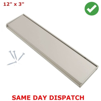 VIKTORIANISCHE GEFEDERTE BRIEFPLATTE / SCHWERKRAFT BRIEFKASTEN 12''x3'' FACE FIX (SAA) 1 PACKUNG