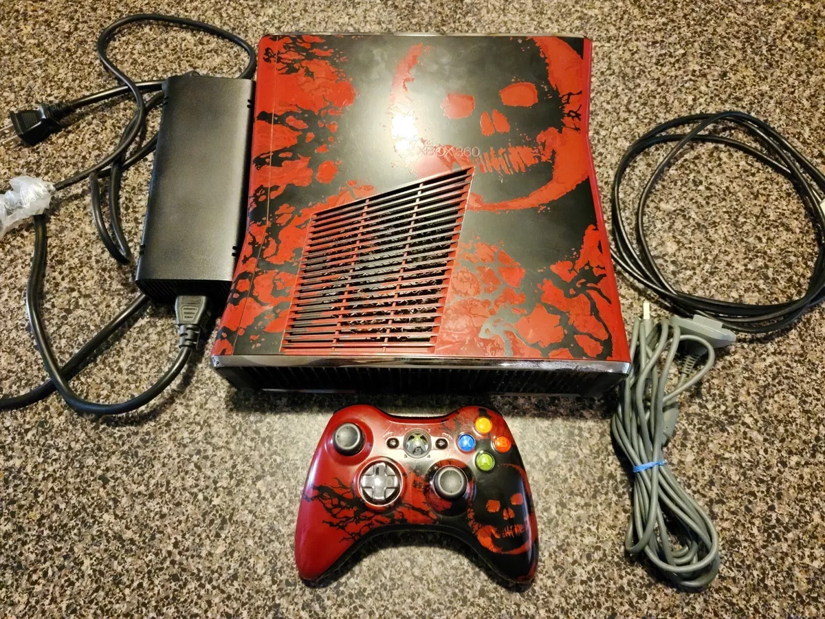 Microsoft Xbox 360 Gears of War 3 Limited Edition 320GB Red