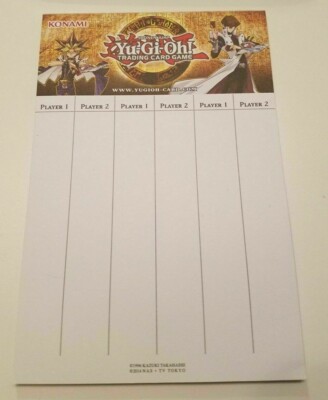 Yugioh Comic Con Lifepoint Pad - Shonen Jump TCG Konami Life Points Kaiba & Yugi