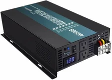 5000 Watt Pure Sine Wave Power Inverter 24V to 110V 120V Car Truck Carvan Boat