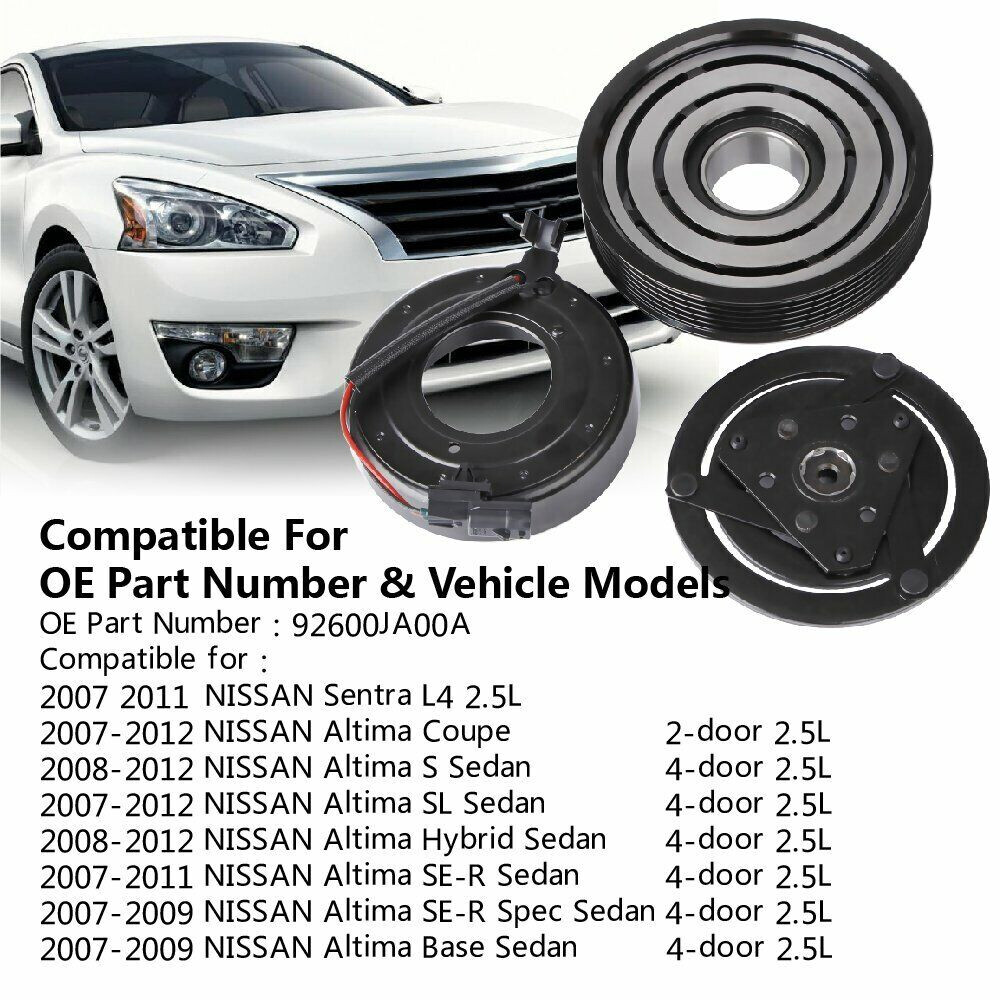 A-Premium Kit De Embrague De Compresor De A/C Compatible