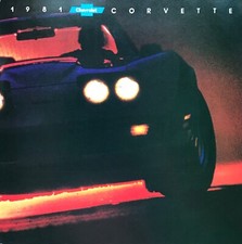 1981 Chevrolet Corvette Factory Brochureliterature - 6 Pages - Chevy
