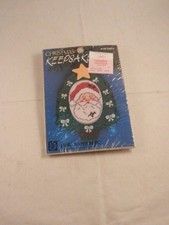 CHRISTMAS KEEPSAKE NEEDLEPOINT KIT 1358 SANTA "NEW" BY DESIGNS FOR THE NEEDLE