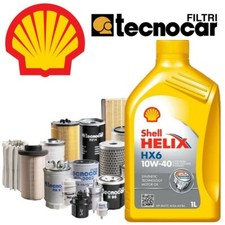 C3 PLURIEL 1.4 HDI  cambio olio motore 10w40 Shell Hx6 e 4 filtri Tecnocar per c