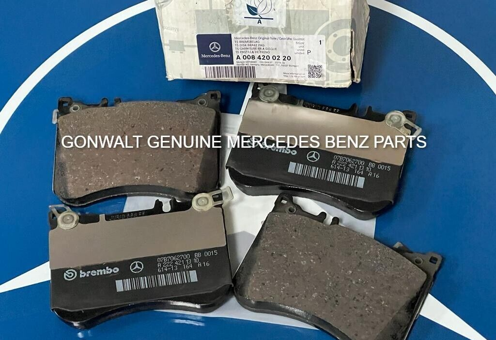 Mercedes Benz Genuine Front Brake Pad Set S class W222 S550 450 OE 