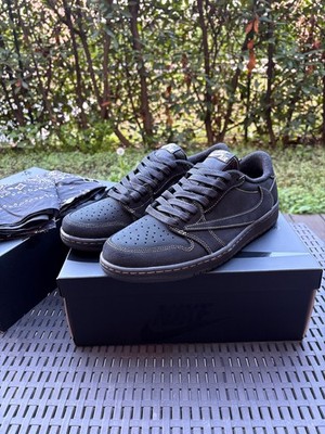 Jordan 1 Retro Low OG SP Travis Scott Black Phantom 44 EU DM7866-001 - KOSTENLOSER VERSAND