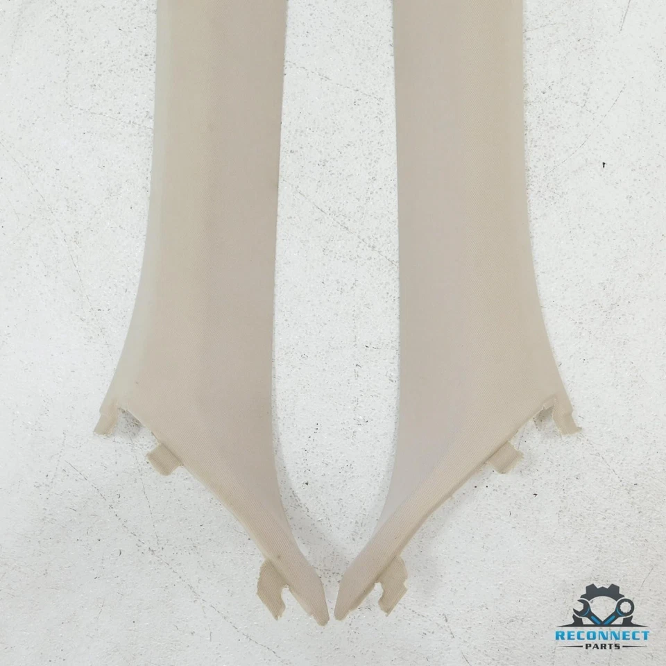 BMW 750Li 760Li F02 2009-2015 conjunto de paneles de cubierta de pilar delantero izquierdo derecho OEM Foto 3 de 4