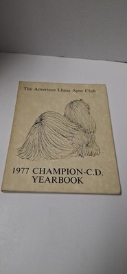 RARE LHASA APSO 1977 CHAMPION DOGS YEARBOOK