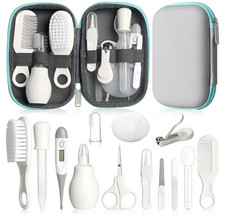 Baby Grooming Kit, Infant Safety Care Set with Hair Brush Comb Nail Clipper Nasa