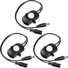 6 Pieces DC 5V-24V 5A PIR Motion Activated Sensor Light Switch Occupancy Moti...