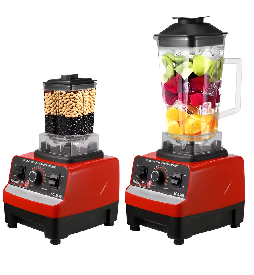 2000W Kommerzieller Mixer Stationär Smoothie Eis Küchenmaschine Hochleistungs BP - Bild 2 von 4