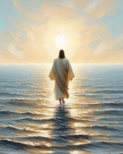 Jesus Paint by Numbers Kit,for Adults,Christian Painting by Number Kits on Canva