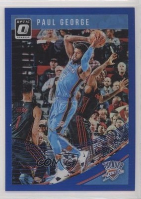 2018-19 Panini Donruss Optic Blue Prizm 25/49 Paul George #117 io5