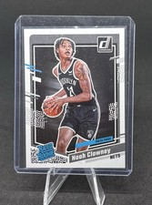 Noah Clowney 2023-24 Donruss #234 Silver Press Proof Rated Rookie Nets