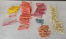 Vintage Mixed Lot Of 128 Perm Rods Swing Arm Hair Roller Curlers Multi Size