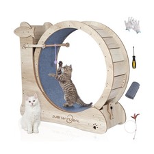 Cat Exercise Wheel, 40" Cat Running Wheels for Indoor Cats with with Locking ...
