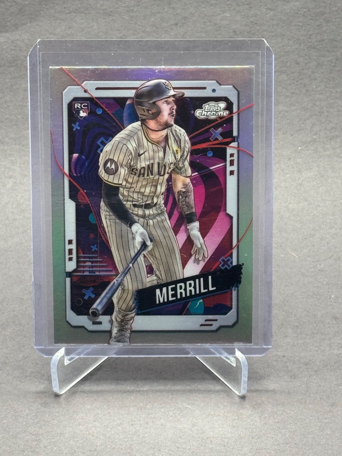 2024 Topps Chrome Cosmic Jackson Merrill Refractor #194 RC Padres