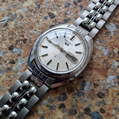 Vintage Seiko 5 21 Jewels Automatic 6119 7030 Februar 1968 JDM Toei Crown
