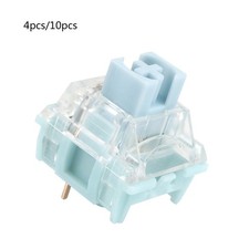 TTC Silent Bluish White Switch 3 Pins 42g for Mechanical Keyboard Tactile Switch