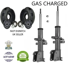 For Vauxhall Vivaro Front Shock Absorbers and Top Strut Mounts Bearings Gas