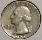 Silver Quarter - Washington - 1957-D