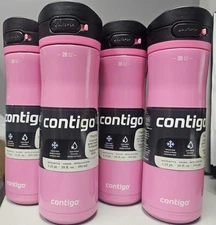 4x CONTIGO PINK Jackson Chill 2.0 Vacuum-Insulated Stainless Steel Water Bottle