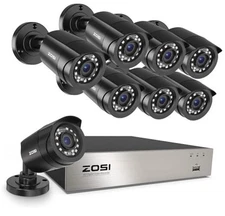  3K Lite 8CH Home Security Camera System Outdoor Indoor,AI Wired-8Cam