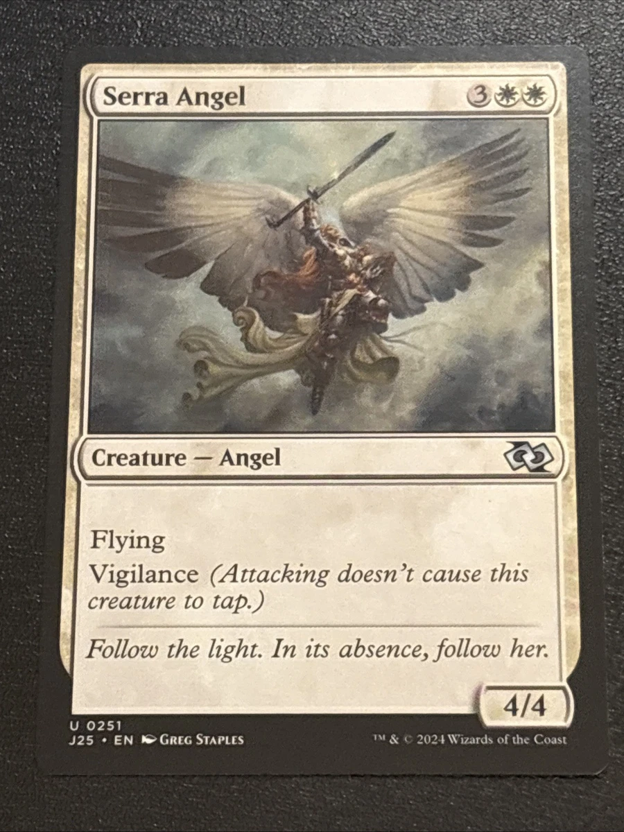 Serra Angel Magic: The Gathering Trading Card Games Individual
