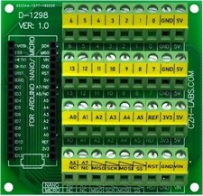 Screw Terminal Breakout Board Module Arduino Nano and Micro.