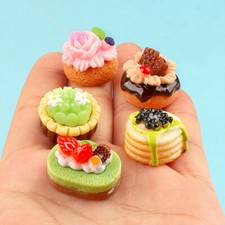 15 Pcs Simulated Fruit Cake Artificial Mousse Fake Cupcake Model