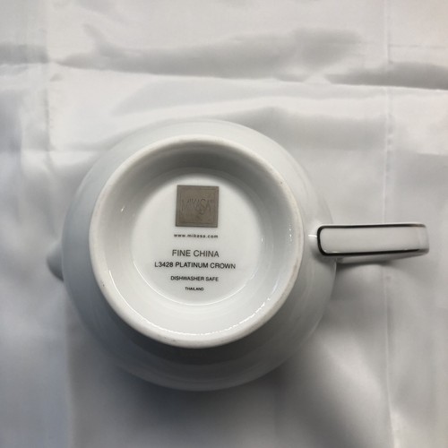Mikasa Fine China PLATINUM CROWN L3428 Creamer NEW without Sticker - Picture 13 of 17