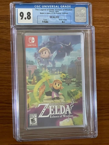 2024 Switch THE LEGEND ZELDA ECHOES of WISDOM CGC 1st PRINT 9.8 Y-Fold Seal A++