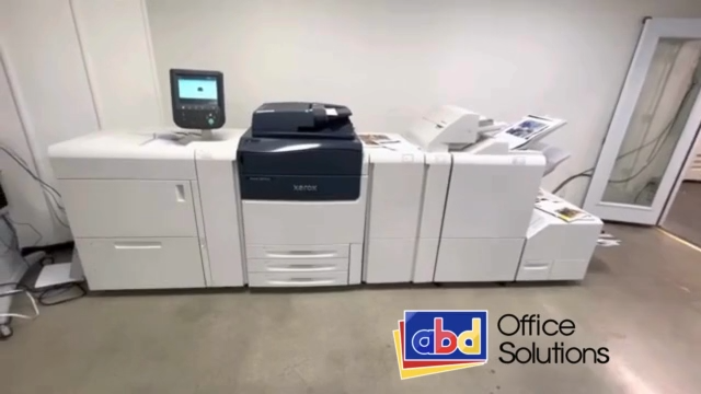 Xerox Versant 280 Production Press 1-Tray Feeder Booklet Finisher