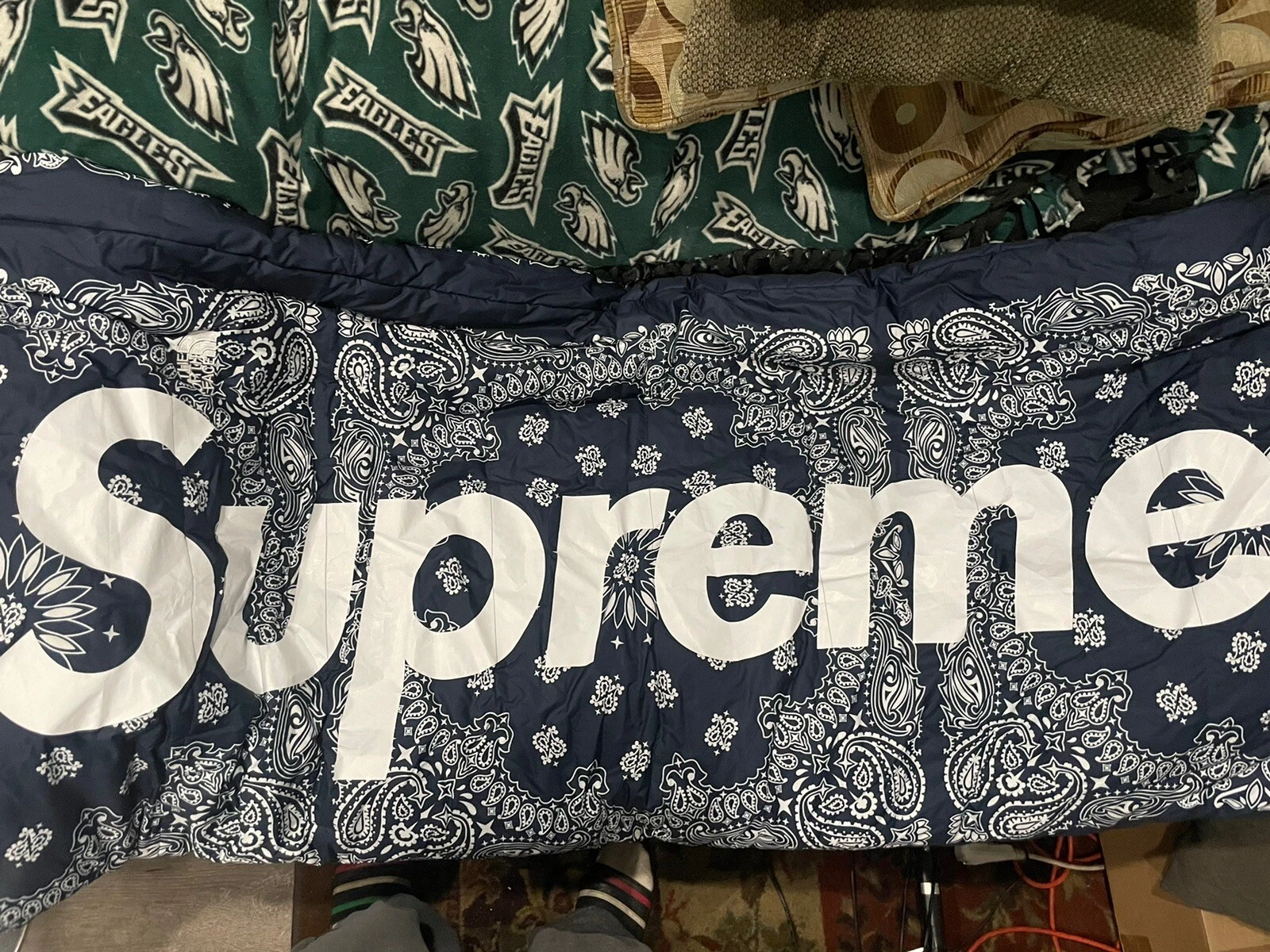 Sac de couchage FW14 Supreme The North Face Bandana Dolomite bleu marine