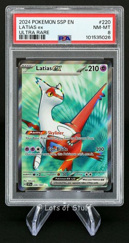 Latias ex graded PSA 8 for sale on eBay