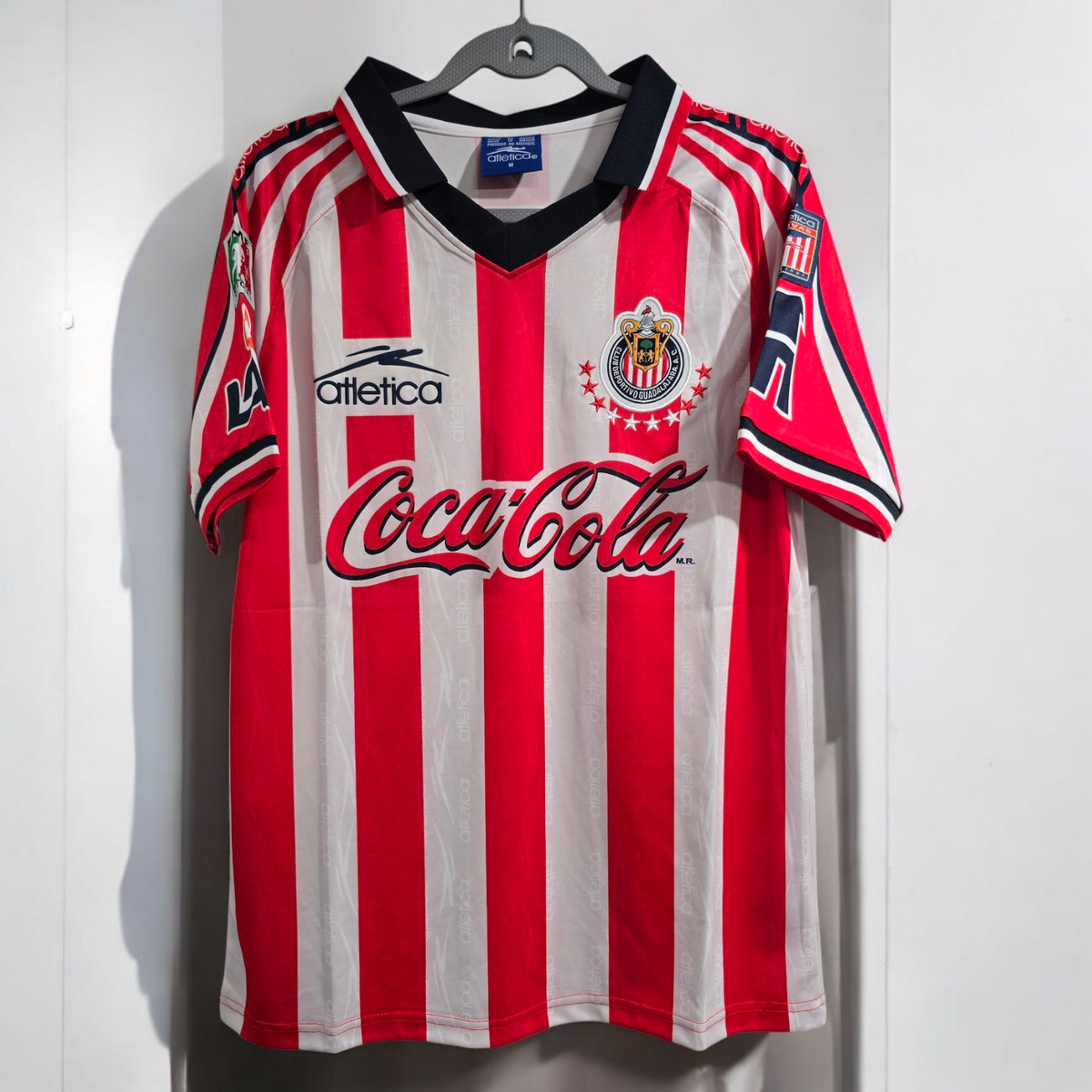 希少 90s vintage Guadalajara soccer jersey 90s Chivas Guadalajara Home 1997 1998 Atletica Jersey