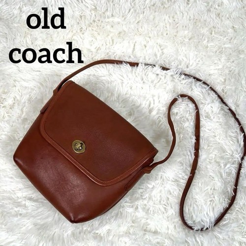 Vintage Coach 9919 Quincy Brown Shoulder Bag Turn Lock eBay