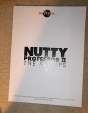 Nutty Professor II The Klumps Movie Press Production Notes Booklet