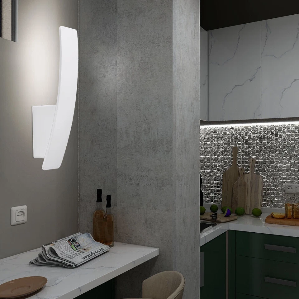 NÄVE LED Wand Leuchte Wohn Zimmer Beleuchtung Treppen Haus ALU Strahler Lampe weiß