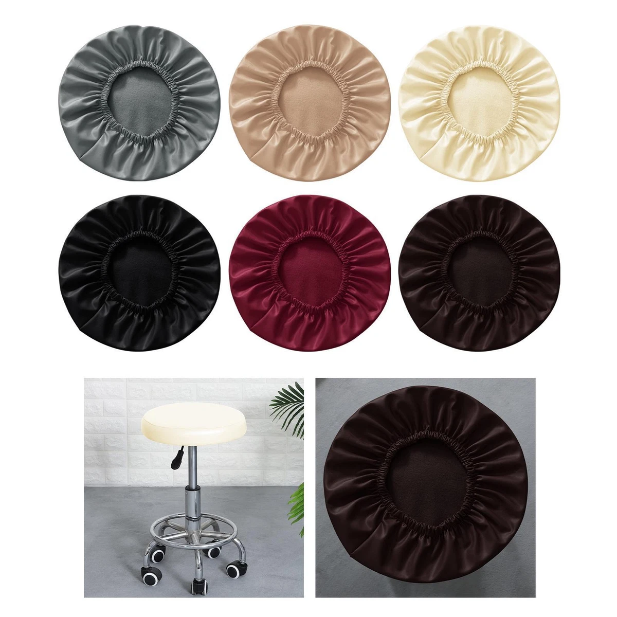 15 inch round bar stool covers sale