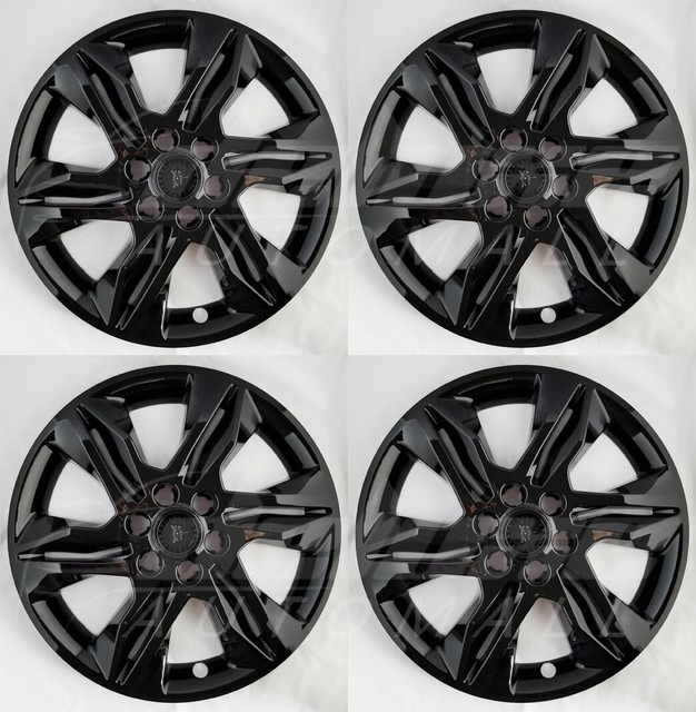 18" Black Wheel Skins / Covers / Hubcaps (Set of 4) FOR 2019 2020 Chevy