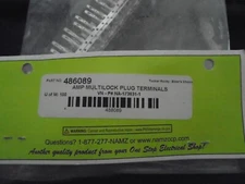 Namz Crimp Terminals -97/Pack NA-173631-1 NEW