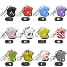 1x Creative Motorcycle Helmet Key Chain Ring Keychain Keyring Key Women Men Gift