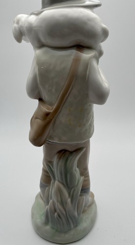 Lladro NAO Porcelain Boy With Lamb Figurine. Made In Spain 1977 - Picture 7 of 12