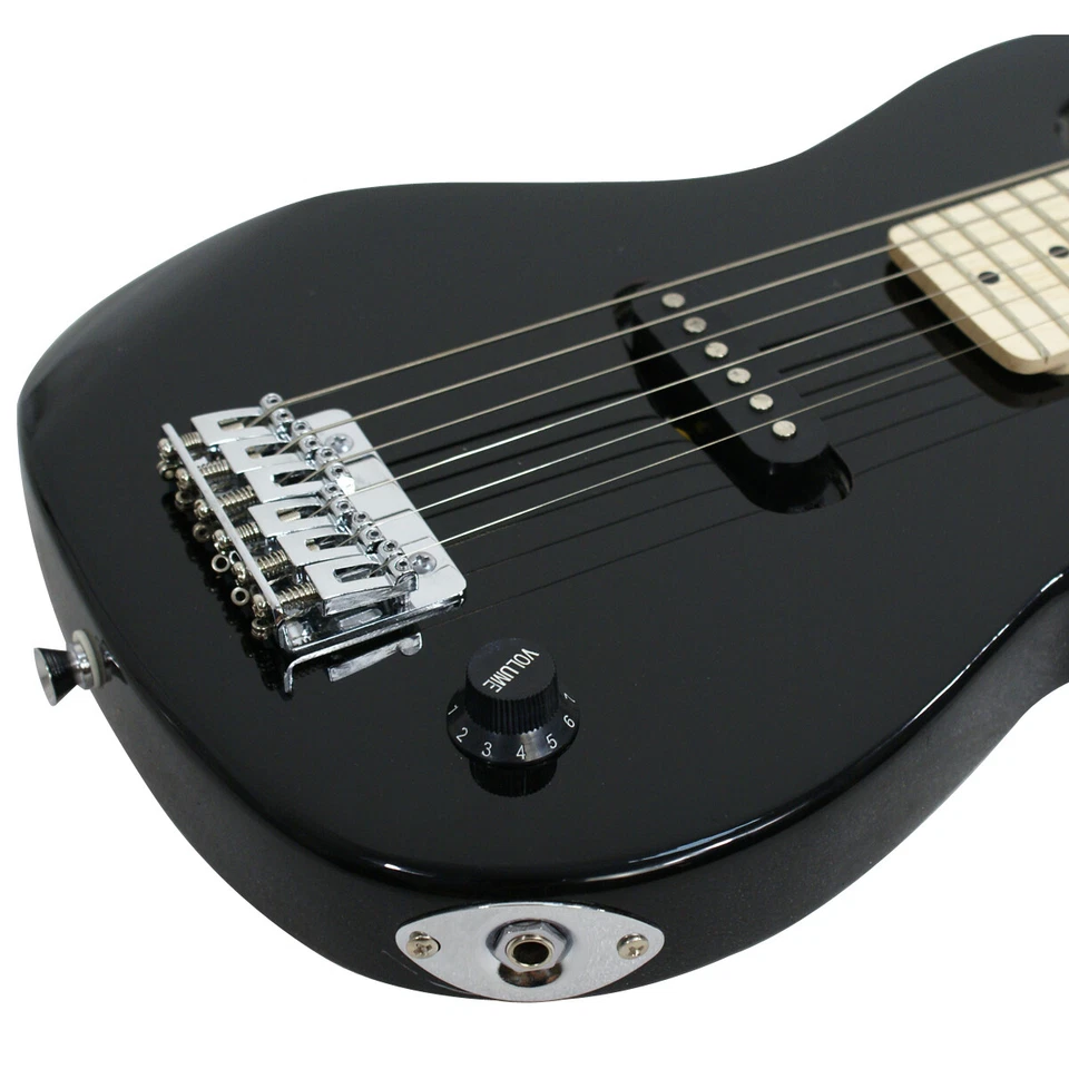 Kids Beginner Guitar With Amp Case 30" Electric Guitar Accessories Pack Black - Image 4 of 4