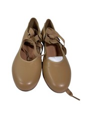 BLOCH Techno Tap Natural Tan MARY JANE Tap Shoes Sz 9M