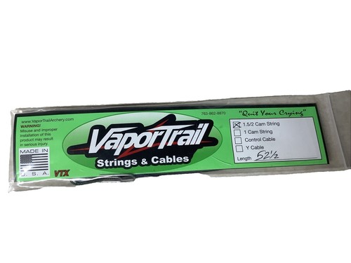 Corde D'Arc VaporTrail - Longueur 58,5 Pouces - Pour 1.5 Cam - Neuve