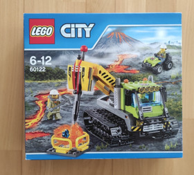 Lego City 60122 Volcano Caterpillar Inc Original Box Complete VGC